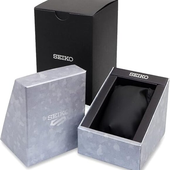 NEW Seiko 5 Sports SRPE57 Automatic Mechanical Black Dial Stainless Steel Watch - Picture 7 of 7